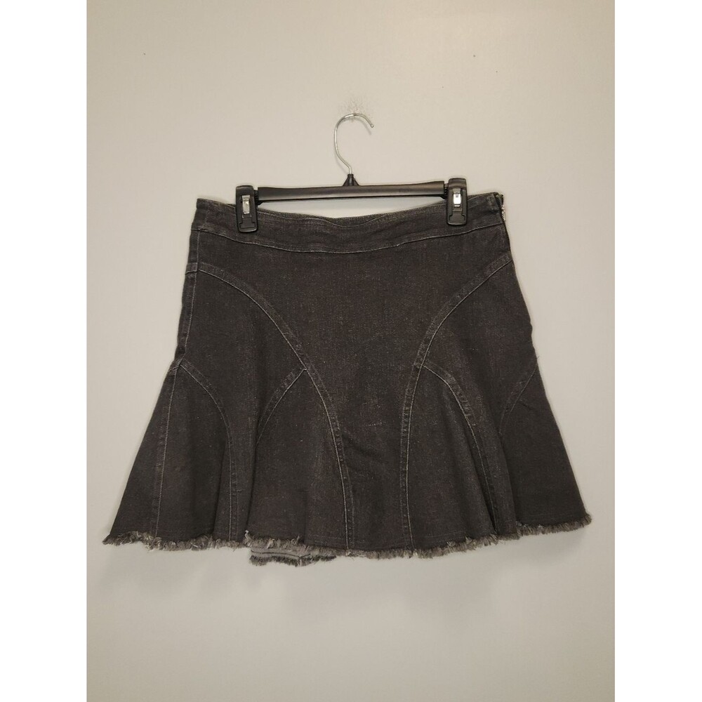 Entro Women’s Black Denim Gore Skort Size Large